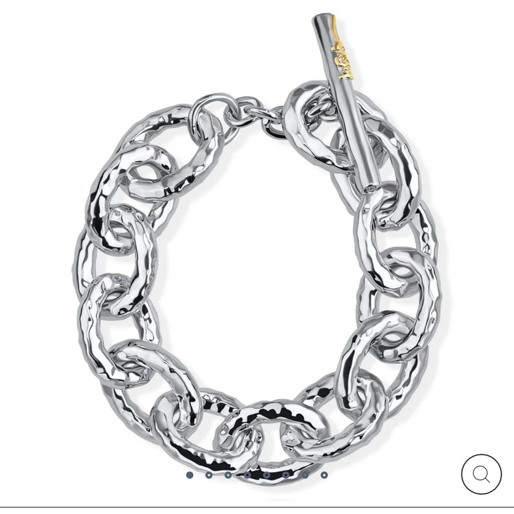 Ippolita Large Hammered Bastille Link Toggle Bracelet
